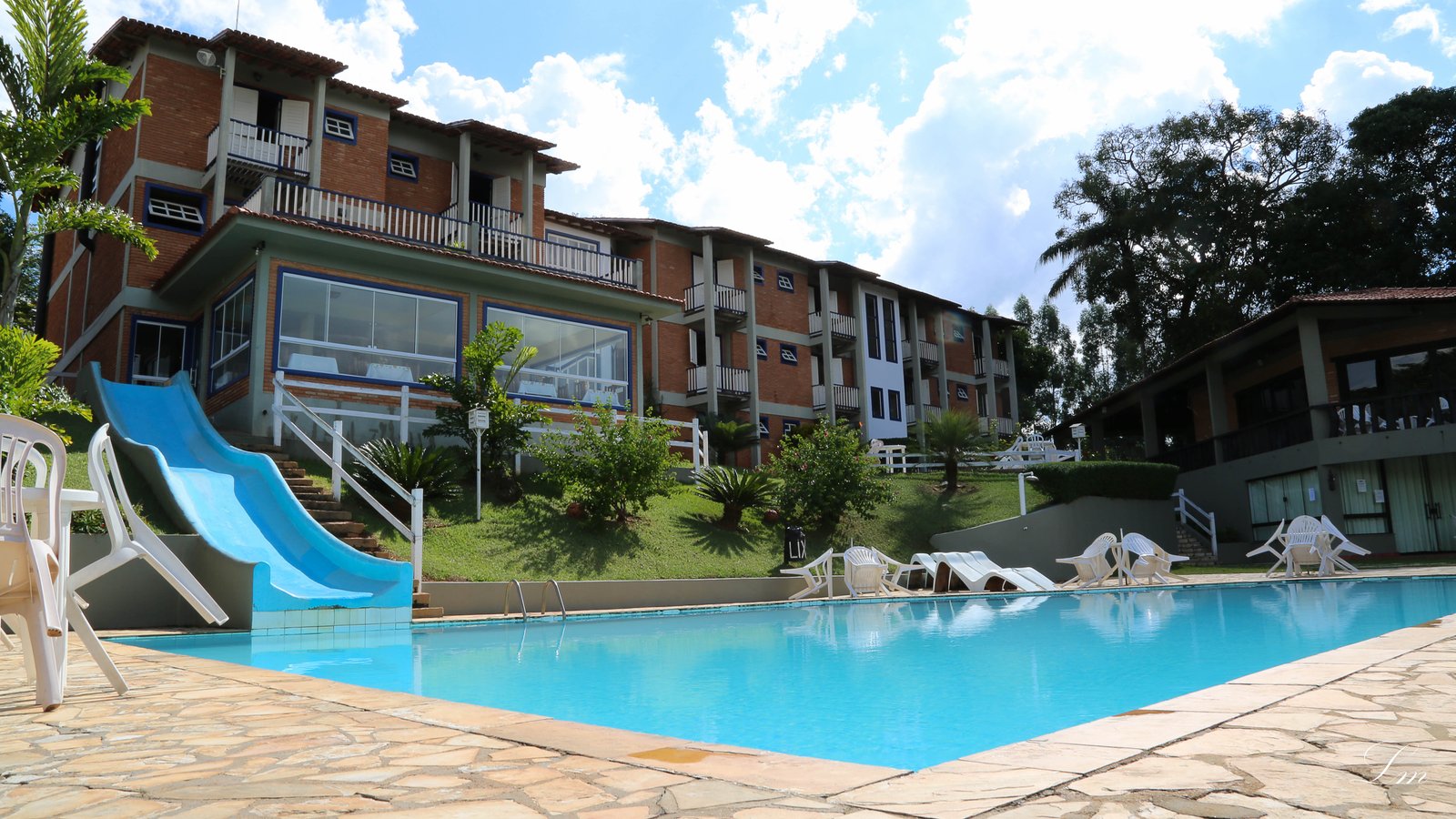 Lago para pesca esportiva no Hotel Fazenda Álamo