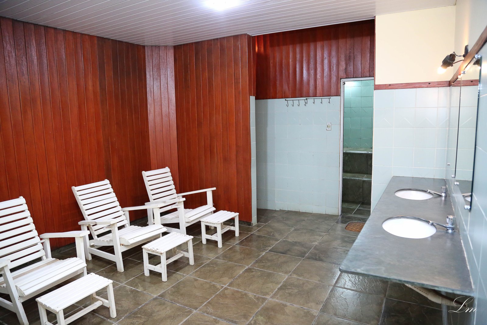 Sauna do Hotel Fazenda Álamo